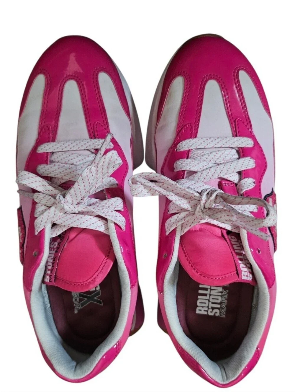 Rolling Stones Mark Nason Pink Skechers SZ 6